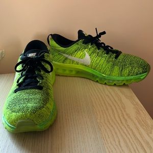 Nike Green and Black Sneakers